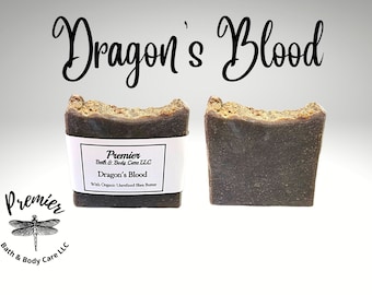 Handmade Dragon's Blood Soap Bars, Organic Shea Butter Soap, Scented Moisturizing Soap, Bar Soaps
