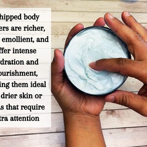 Whipped Body Butter, Smooth Non-greasy Whipped Shea and Kokum Body Butter, Natural Moisturizer Lotion image 5