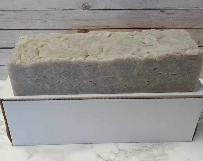 Wholesale Lavender Soap Loaf | 3+ Lbs Soap Log | Eleven 1" Handmade Soap Bars | Lavender All Natural Soap Bars