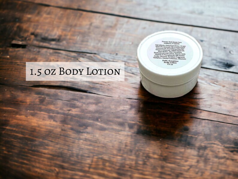 Natural Body Lotion, Avocado and Shea Butter Lotion, U-Pick Scent and Size image 7
