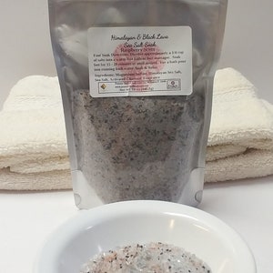 Raspberry Sea Salt Foot Soak | Mineral Sea Salt Bath Soak