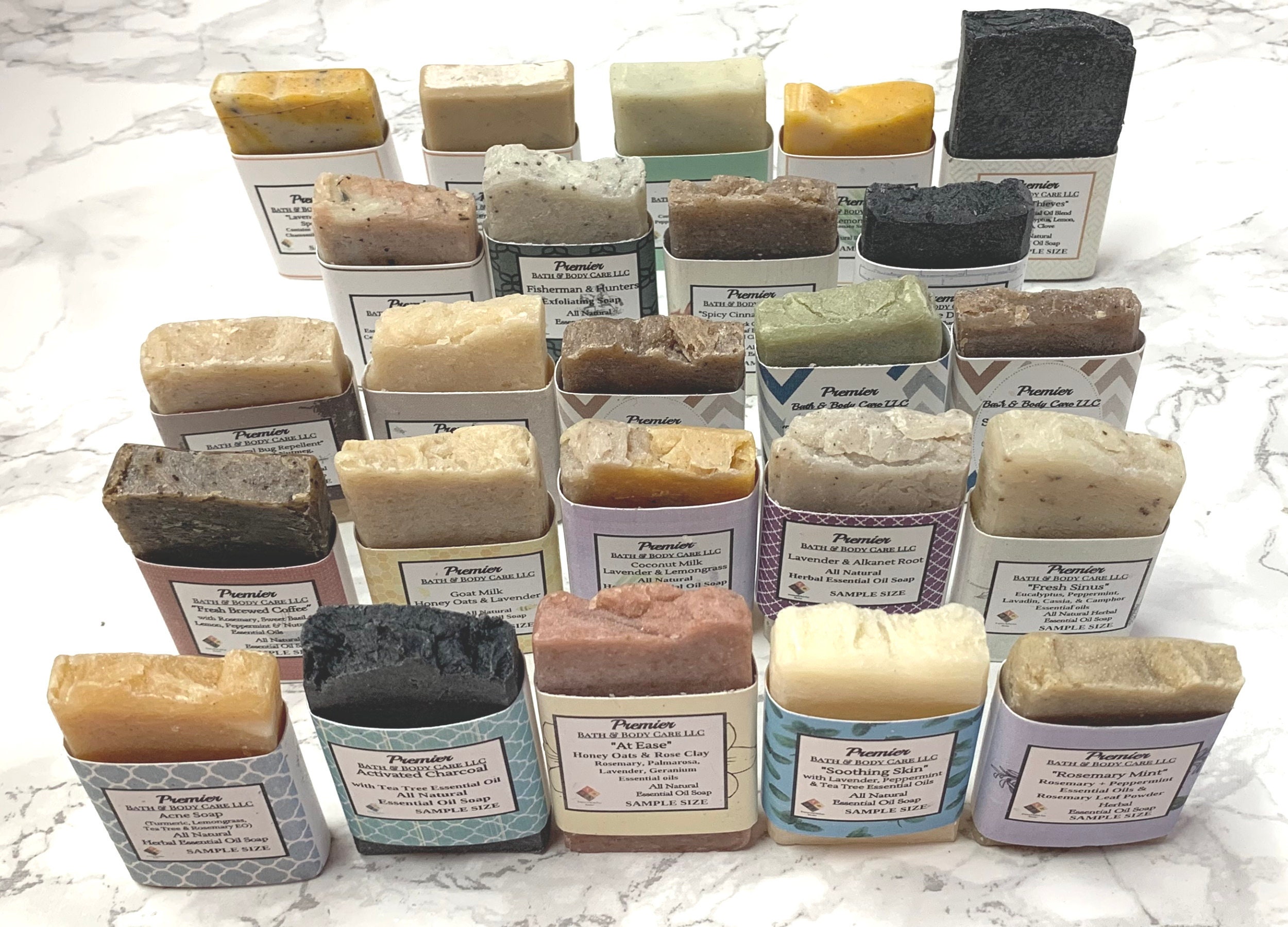 Handmade Soap Bars, All Natural Herbal Soap, Shaving Bar Soap, All