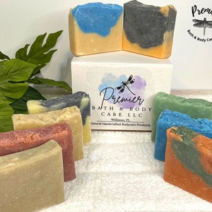 Pack of 5 Assorted Men's Soap Bars Box Set, Men's Scented Bar Soaps, Masculine Scented Shaving Soap Bar Pack of 5 Soap Box Set