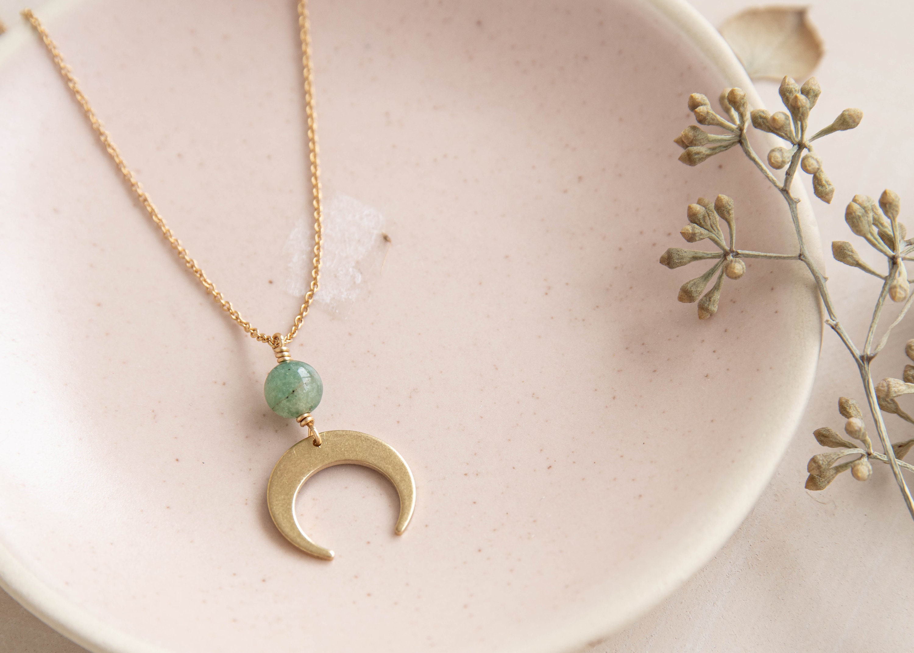 Jade on sale moon necklace