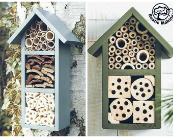 Rustikale Urban Biene, Marienkäfer und Bug-Hotel