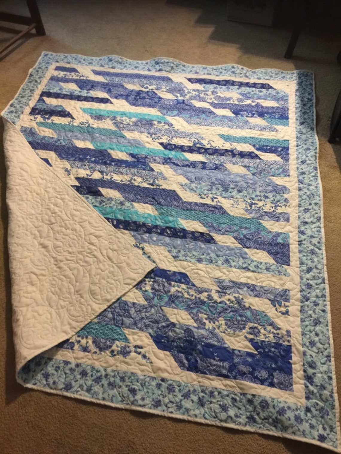 Blue Drag Race Quilt Etsy