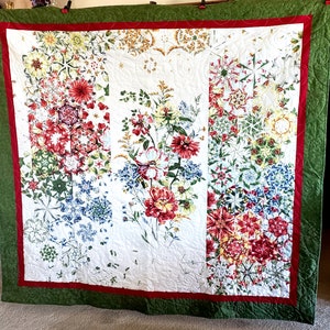 Floral Hexagon quilt