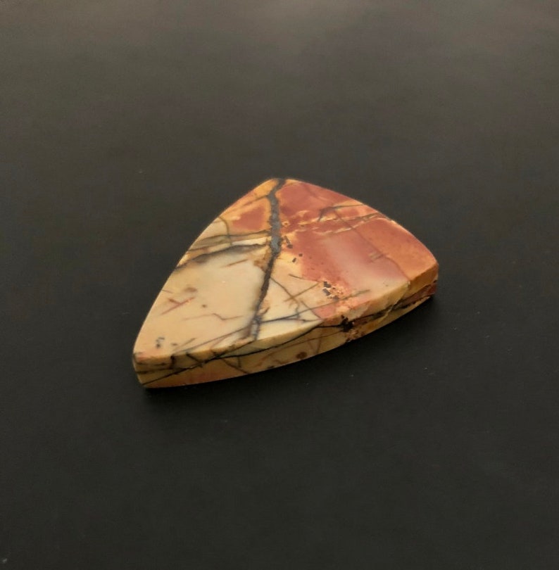 Dynasty Jasper Cabochon VERY BEAUTIFUL! Designer Cabochon 40x30x6mm Designer Jasper Cabochon Perfect Polish on two sides