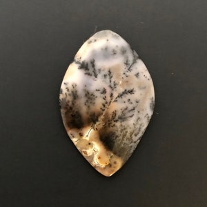 Dendritische Achat Cabochon, 52x34x4mm, Entwerfer Cabochon, Entwerfer Achat Cabochon, sehr schön!