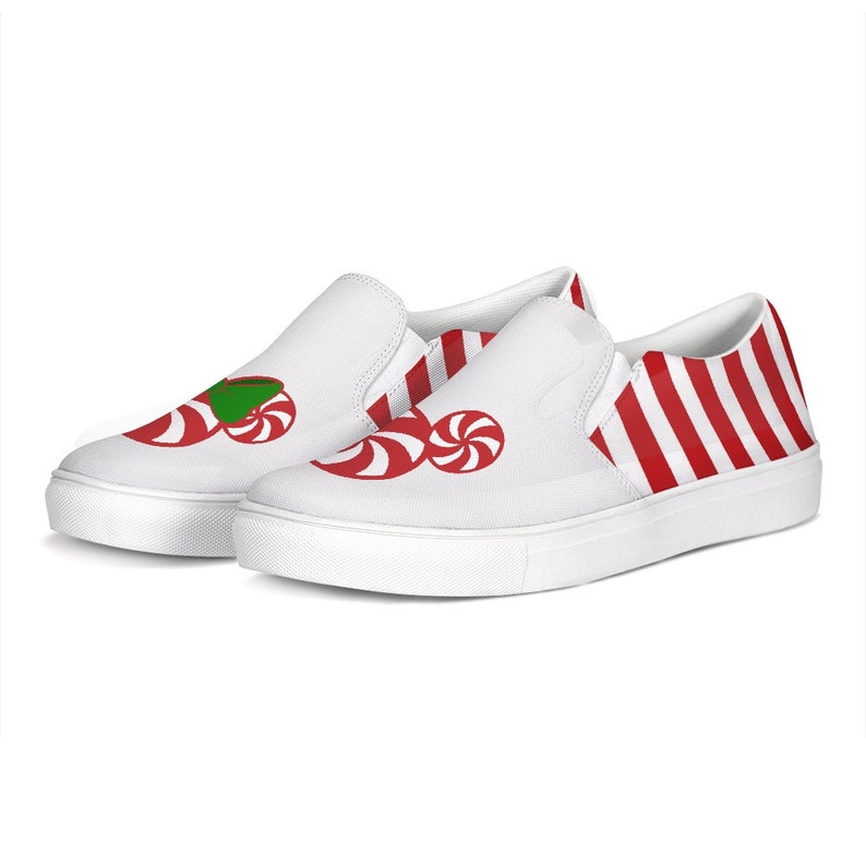 Peppermint Mouse Holiday Slip-On Canvas Shoe peppermint/_group