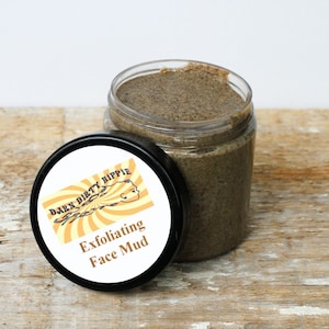 Exfoliating Face Mud | Bentonite Clay Face Scrub | Walnut Face scrub | Natural Face Wash