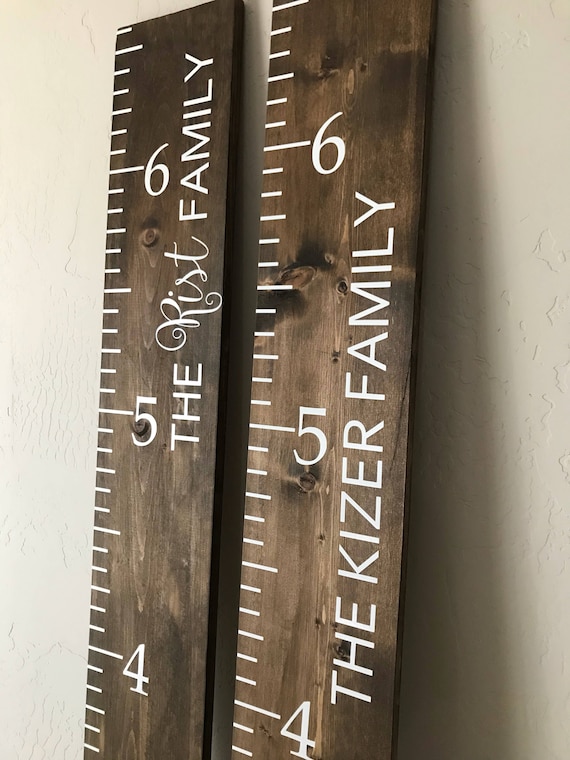 DIY growth ruler chart decal kit / growth ruler decals / custom growth ruler / DIY growth chart / baby gift / baby shower