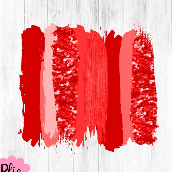 Logo Background Png, Small Business logo, Brush stroke png, Red background, glitter background, watercolor clipart, diy logo design, love