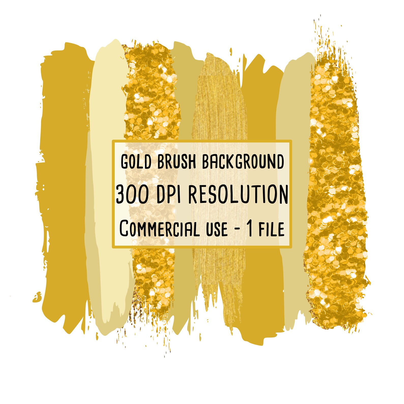 Pink and Gold Brush Strokes Png Brush Strokes Png Etsy