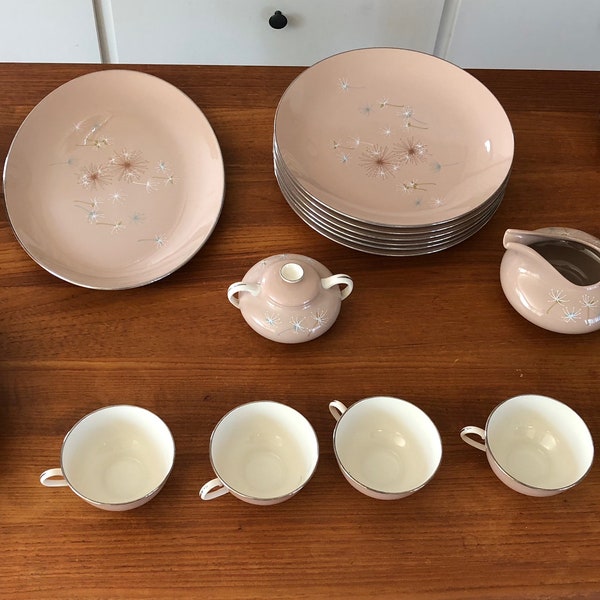 Rare, midcentury Franciscan Ballet dinnerware set