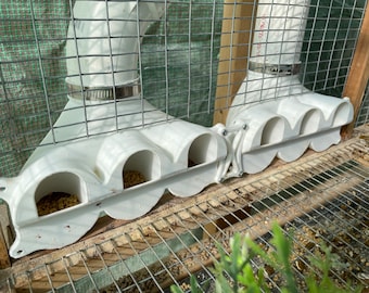 Quail Feeder - FeedFlow Distributor - No Hassle and Low Waste Automatic Quail Feeder Ports - FREE SHIPPING