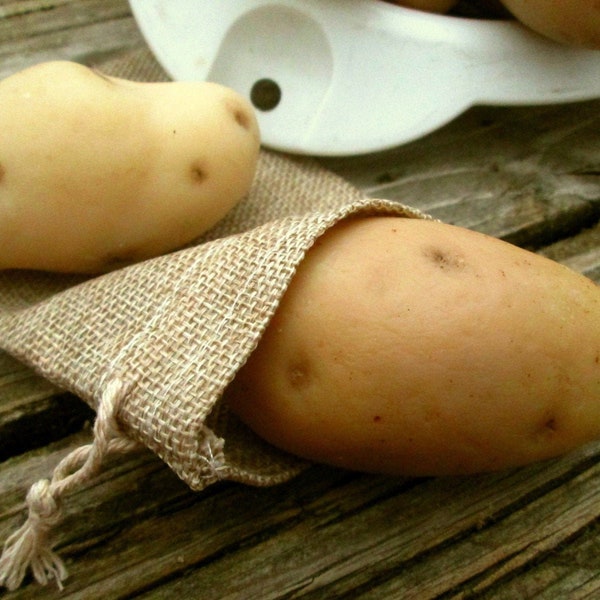 Original Potato Soap, Realistic Looking Potato Shaped Handcrafted Soap, Funny Gift for Potato Lover, Potato Gift for Friend, Office Gift