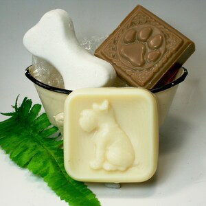 Terrier Dog Schnauzer or Airedale Terrier Dog Soap Gift Set, Gift for Terrier Lover, Airedale Owner Gift, Schnauzer Owner Gift