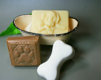 New Puppy Gift Soap Set, New Dog Owner Gift, Gift for Newly Adopted Dog Owner, New Dog Gift