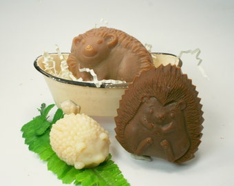 Hedgehog Soap Set: Handcrafted Cold Process Soaps