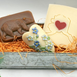 Alaska Soap Set, Alaska Gift, Alaska Souvenir, Alaska Themed Gift, Moving to Alaska Gift