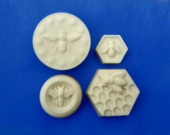 Beeswax Lanolin Lotion Bar: Essential Oil Solid Hand Cream for Dry Skin - Many Scents and Several Sizes