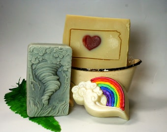 Kansas Soap Set, Kansas Gift, Kansas Souvenir, Kansas Themed Gift, Moving to Kansas Gift, Visit Kansas