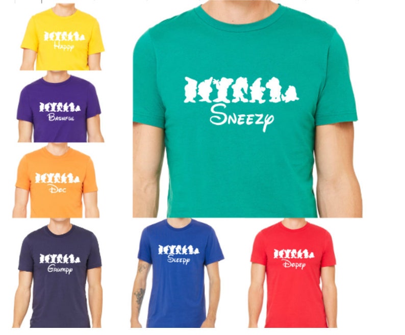 seven dwarfs t shirts