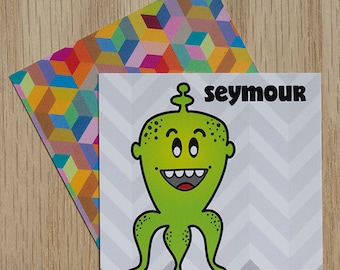 Replacement Card "Seymour" — Oh Those Monsters: Memory Game