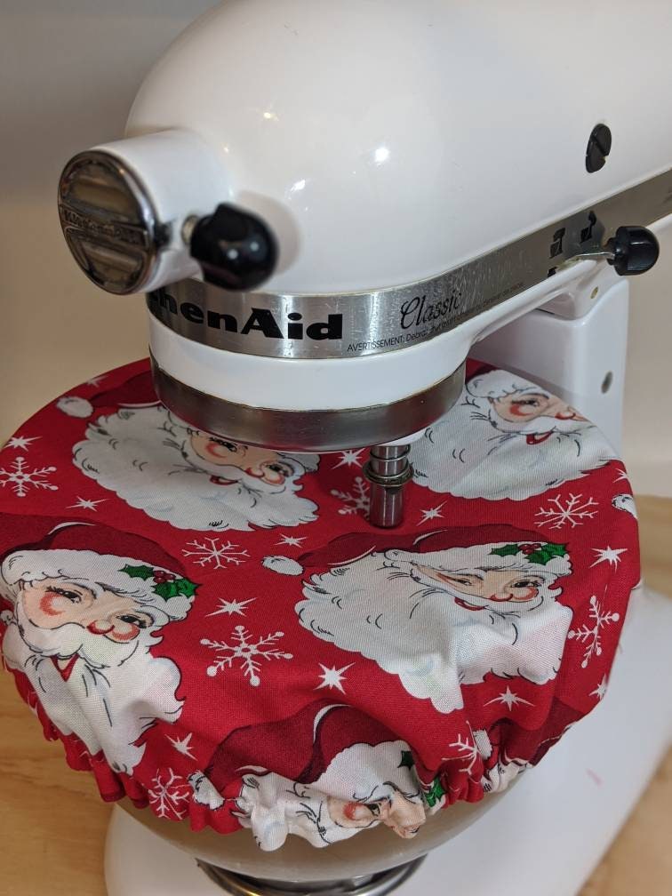 Jolly Santa Stand Mixer Bowl Cover Reversible 