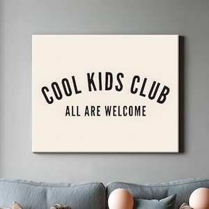Children’s Day Canvas Wall Art, Inspirational Quote Poster for Kids Room, Pastel Nursery Decor, Baby Wall Print for Girls Boys Playroom