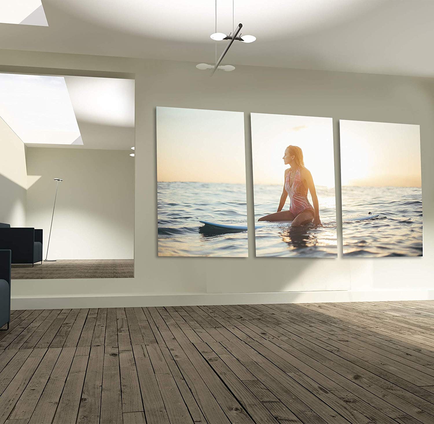 3 Panel Canvas Prints Your Photos Personalized Pictures Gifts Etsy