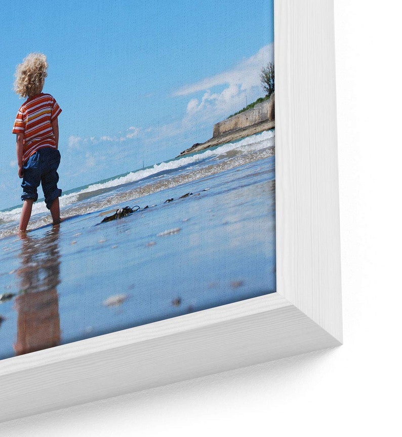 Personalized Photo on Canvas Prints With Floating Frames 4 colors image 8