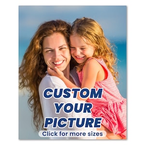Custom Photo to Canvas Print - HD-Druck Ihres eigenen Fotos auf Leinwand (ohne Rahmen)