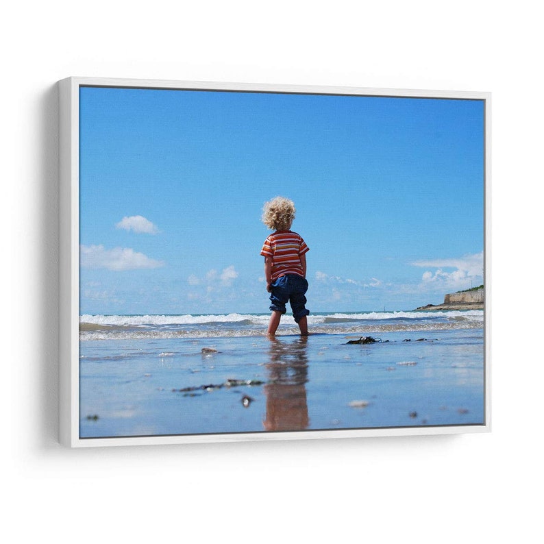 Personalized Photo on Canvas Prints With Floating Frames 4 colors image 9