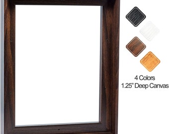 Canvas Floating Frame 1-1/4" Deep | Custom size floater frame | DIY canvas frame Picture Art Wall Decor