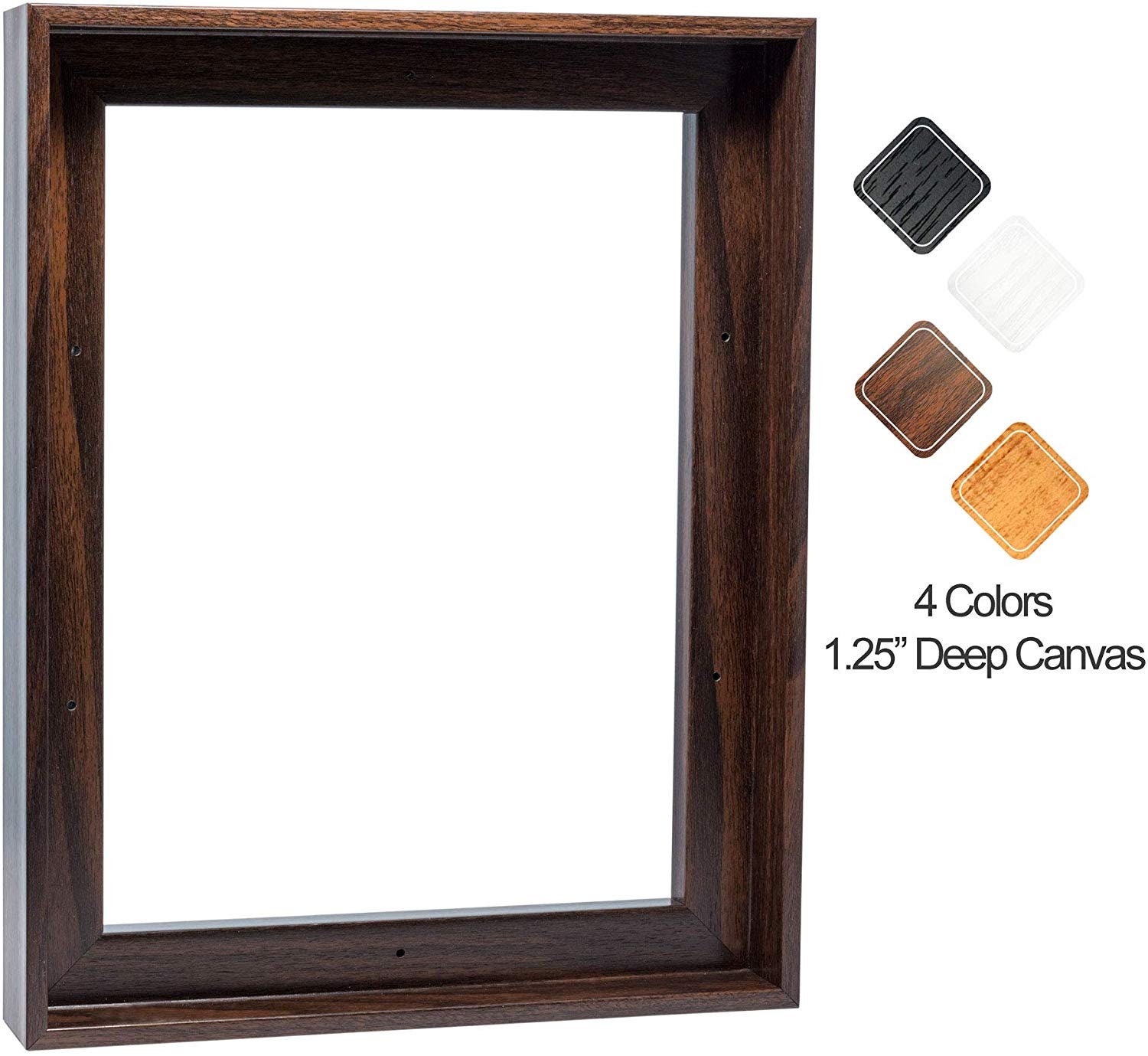 Wall-Art Supplies DIY Floater Frames for Canvas Paintings 1.25 inch Deep  Picture Frame Floating Frame for Canvas Prints Canvas Floater Frame Frame  for Canvas(White 11 14 inch) White 11x14