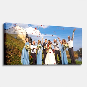 Custom Photo Prints Canvas Personalized Large Custom Wall Decor Extra Large Canvas Wall Art Custom Art Print Gift