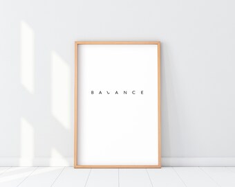 Balance Wall Art | Etsy