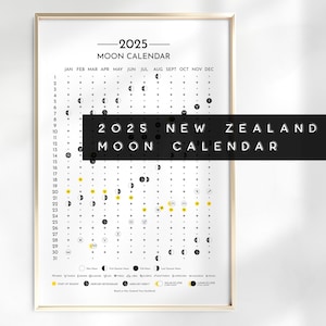 Nuova Zelanda Calendario Lunare 2025, Calendario Auckland fasi lunari 2025, Calendario lunare 2025 Calendario Astrologico, Calendario Lune