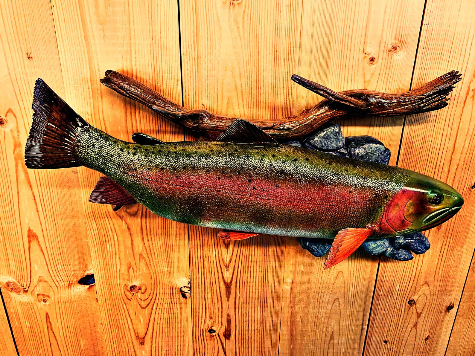 Mounted trout fish replica fish art Cutthroat Trout replica Etsy