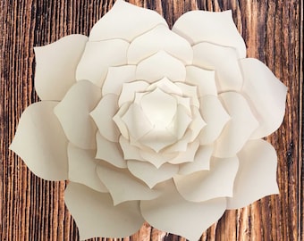 Paper Flower Template (DIGITAL PDF), DIY Paper Flower Template, Print Ready Flower Template, Instant download Flower Template