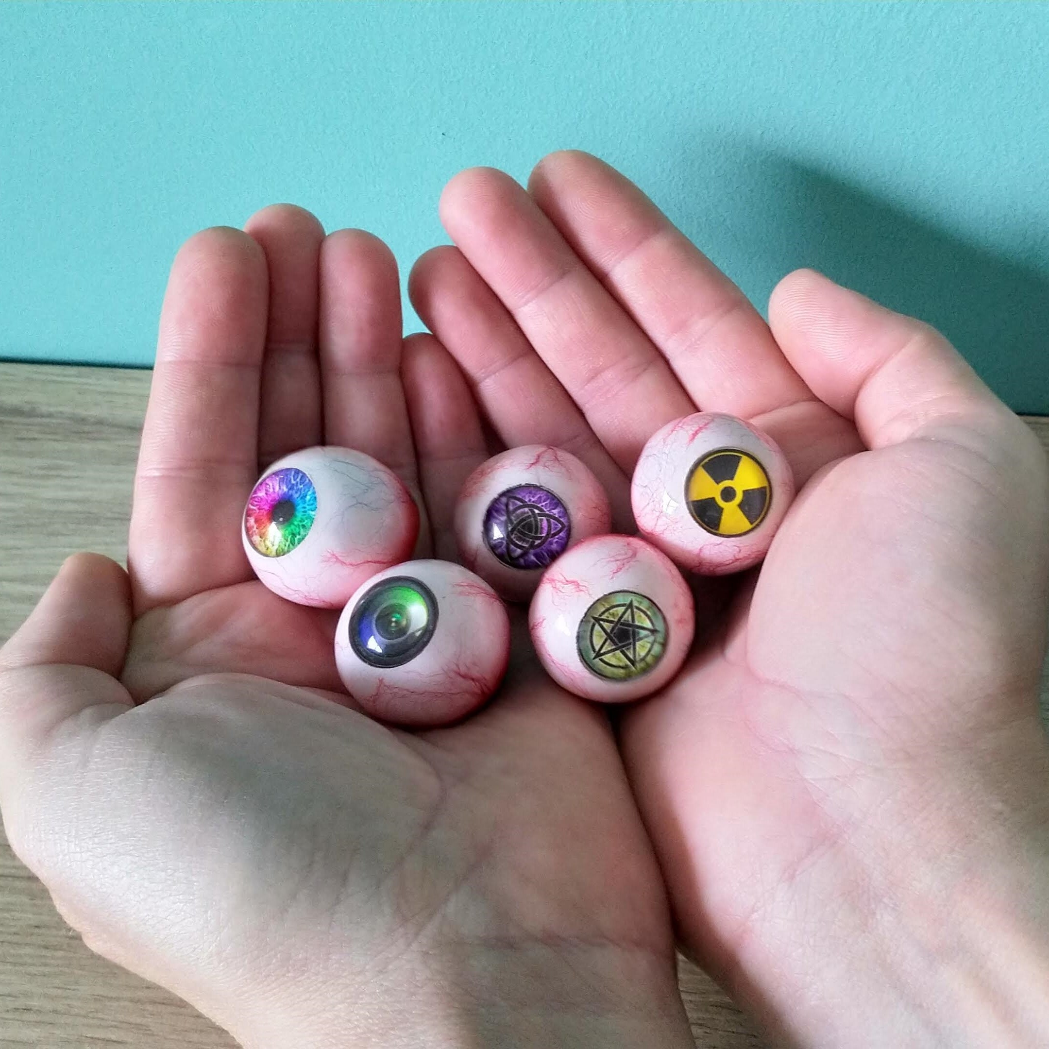 CUSTOM Round Realistic Human Eyeballs Made to Order Oddity Etsy