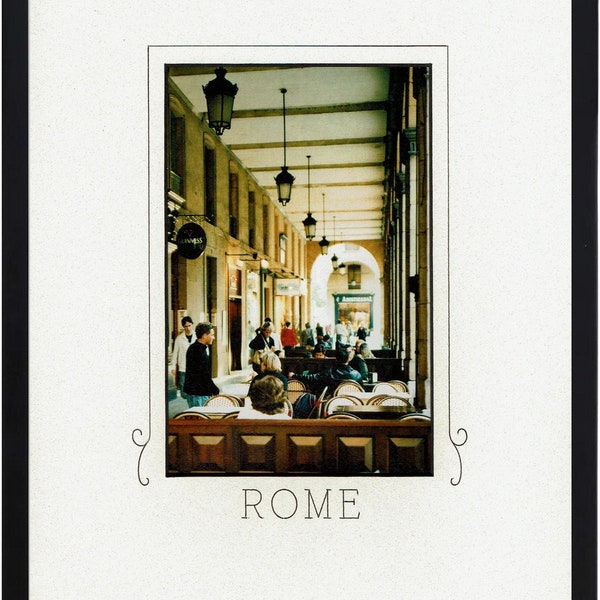 Classic Rome Picture Frame - Vertical Display - Italy - Europe - Italian Vacation - Holds 4x6 Photo - Exclusive to Us