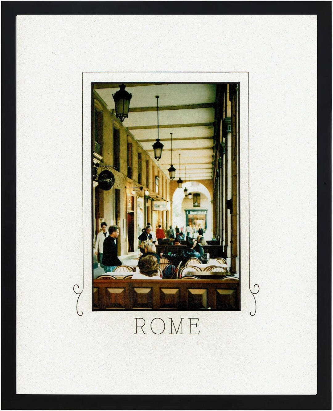 Classic Rome Picture Frame Vertical Display Italy Europe Italian