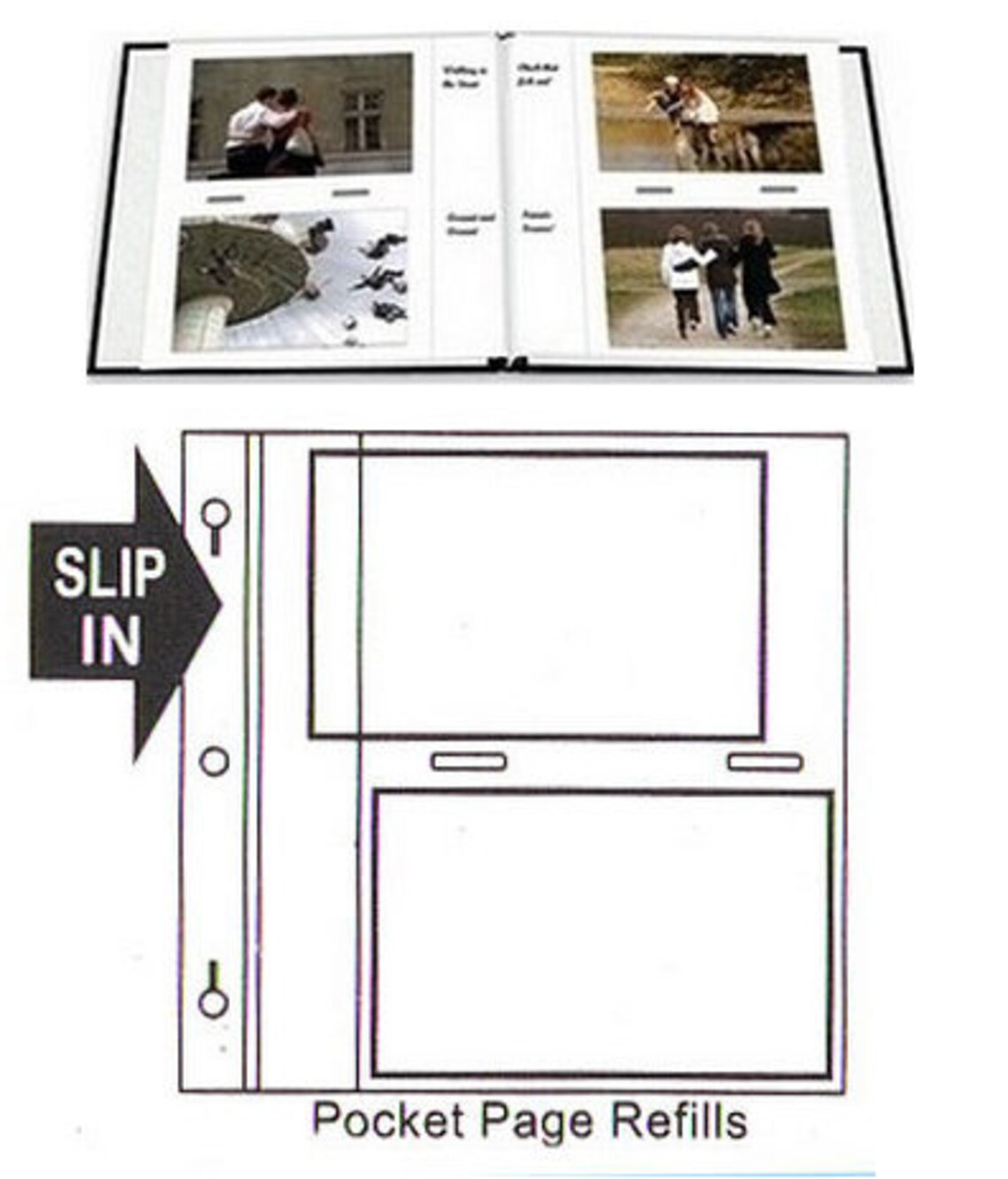 Postbound Photo Album or Scrapbook Refills For size 8x8 Etsy