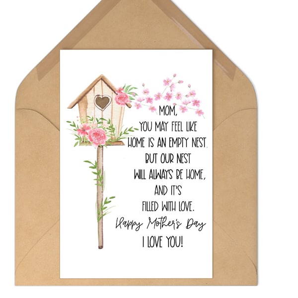 Empty Nester Card Etsy