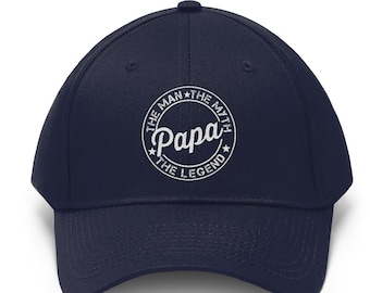 Papa The Man The Myth Legend Hat, Father's Day Gift