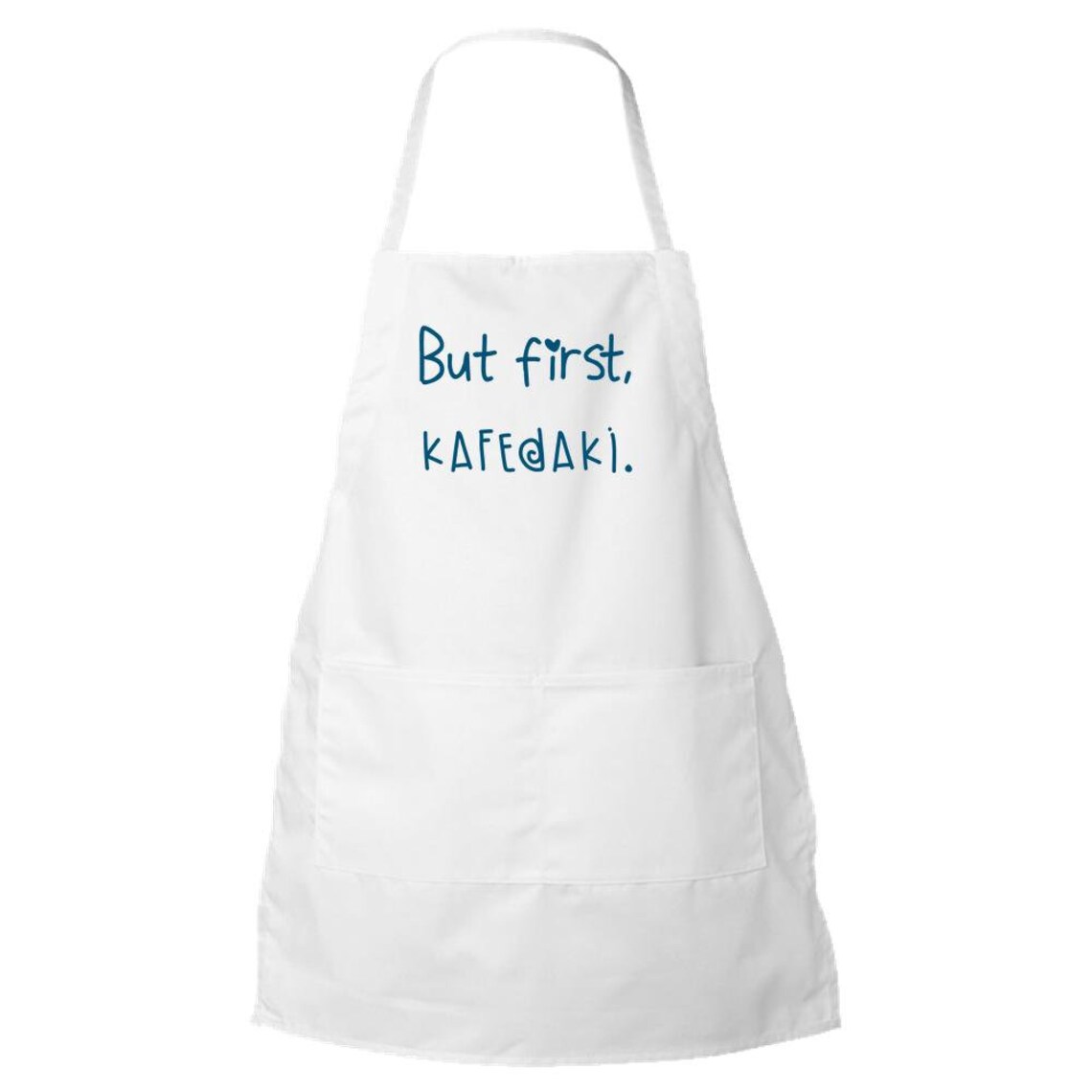 But first kafedaki Apron but first coffee apron in Greek Etsy