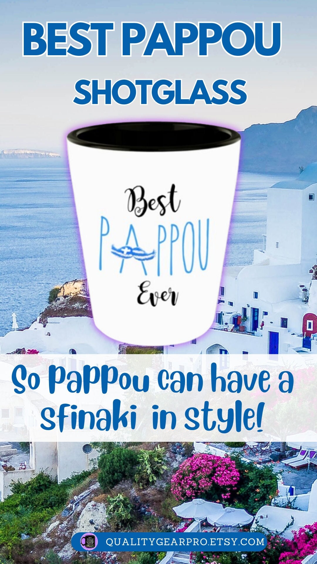 BEST PAPPOU EVER Coffee Mug Gift For Greek Grandpa Pappou Mug